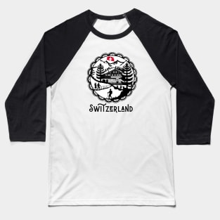 Switzerland Lover Baseball T-Shirt